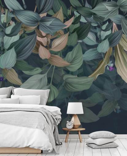 dark leafy wallpaper dark leafy wallpaper