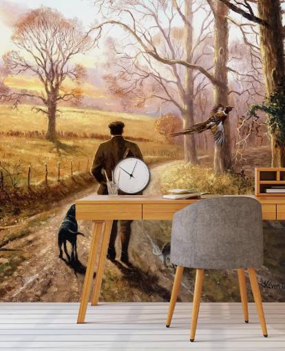 gamekeeper med hunden går ned landet lane tapet gamekeeper med hunden går ned landet lane tapet