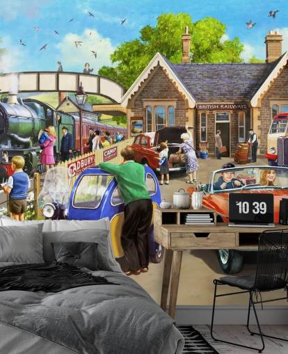 famiglie fuori dalla carta da parati ferroviaria famiglie fuori dalla carta da parati ferroviaria