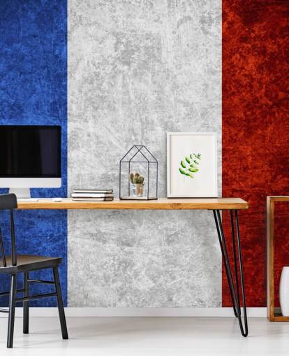 papel de parede rústico bandeira francesa papel de parede rústico bandeira francesa