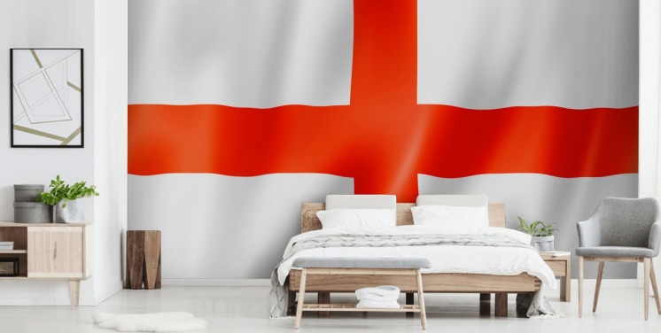 faux england flagg tapet