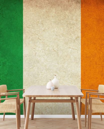 papel pintado rústico bandera irlandesa papel pintado rústico bandera irlandesa