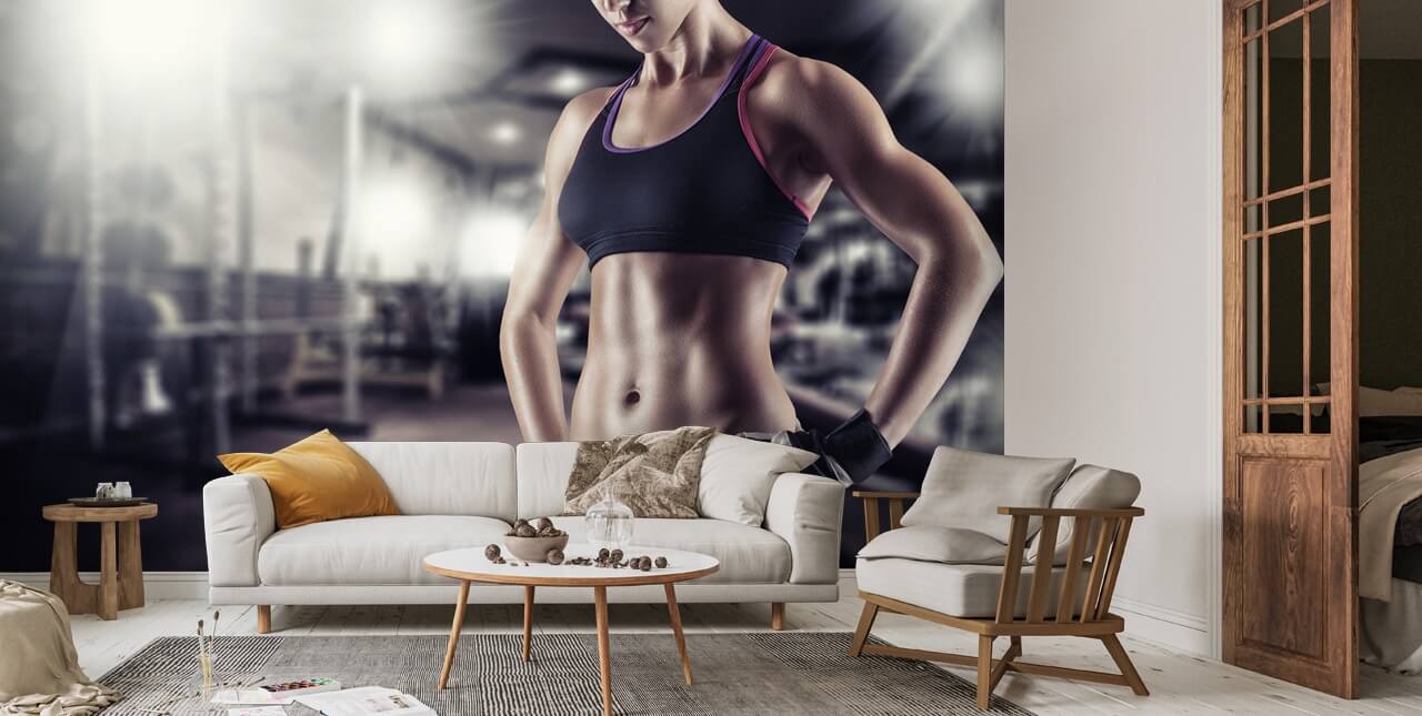 Wall Mural athletic woman 