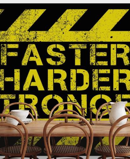 Faster Harder Stronger motivation quote wallpaper Faster Harder Stronger motivation quote wallpaper