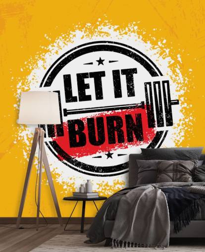 yellow, black and red gym quote wallpaper yellow, black and red gym quote wallpaper