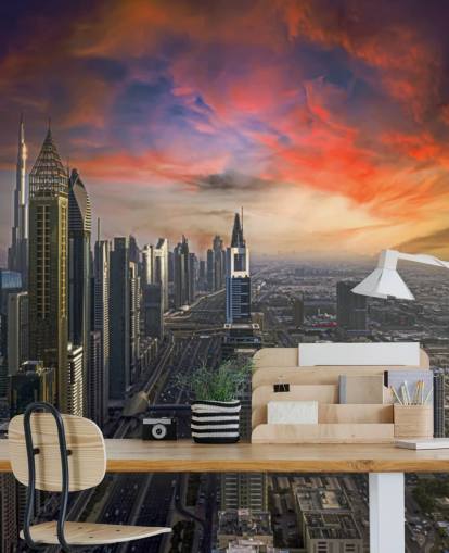 pink skies over dubai wallpaper pink skies over dubai wallpaper
