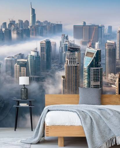 misty buildings in dubai wallpaper misty buildings in dubai wallpaper