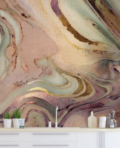 pastell tonade geode tapet pastell tonade geode tapet