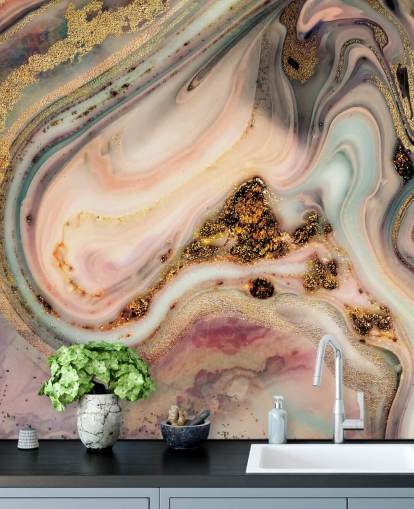 dreamy pastel toned marble effect wallpaper dreamy pastel toned marble effect wallpaper
