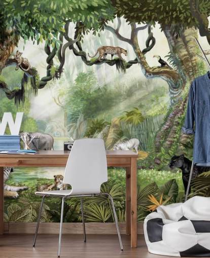 papel de parede de gatos exóticos na floresta tropical papel de parede de gatos exóticos na floresta tropical