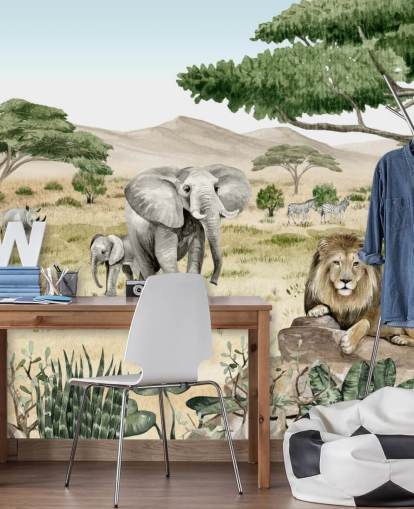 safari animals in a savanna wallpaper safari animals in a savanna wallpaper