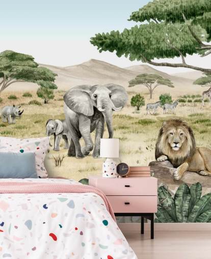 safari animals in a savanna wallpaper safari animals in a savanna wallpaper