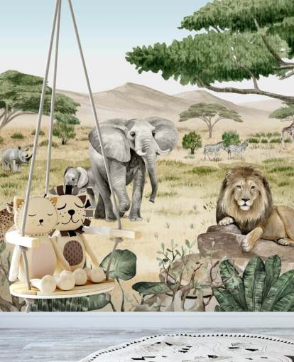 fondo de pantalla de animales de safari en una sabana fondo de pantalla de animales de safari en una sabana