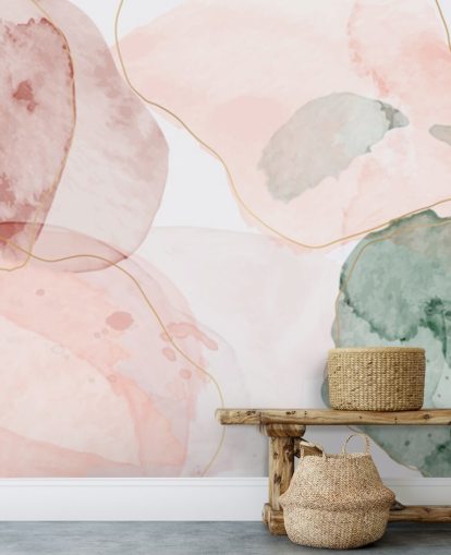pastel watercolour shapes wallpaper pastel watercolour shapes wallpaper