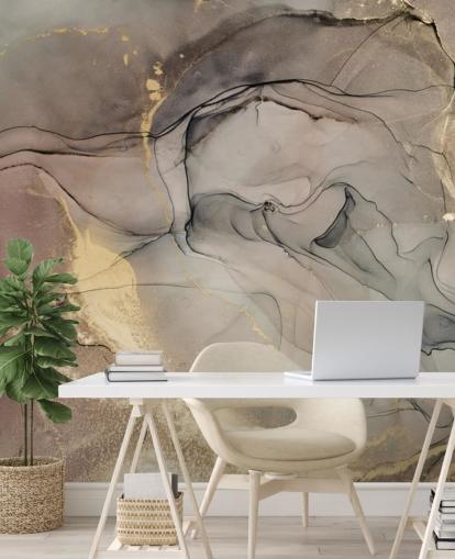 smoky grey and purple and gold marble effect wallpaper smoky grey and purple and gold marble effect wallpaper