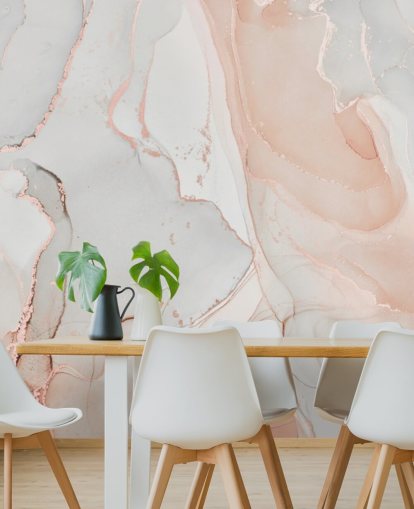 off white og fersken pink marmor tapet off white og fersken pink marmor tapet