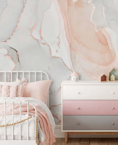 off white och persika rosa marmor tapeter off white och persika rosa marmor tapeter