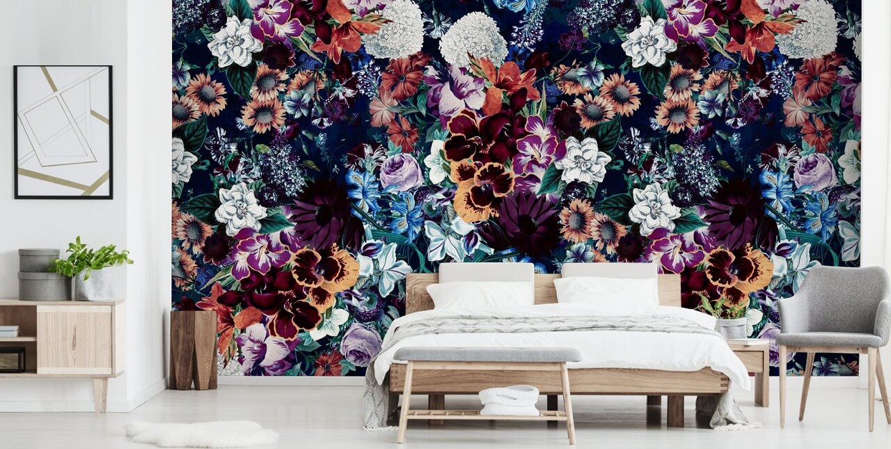 dark floral wallpaper dark floral wallpaper