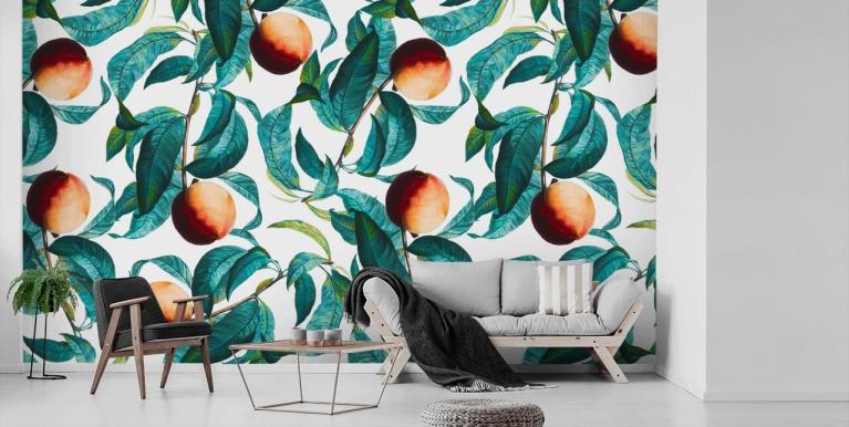 Fresh Fruit Kitchen Wallpaper Wall Mural