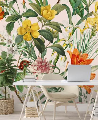 tropical floral wallpaper tropical floral wallpaper