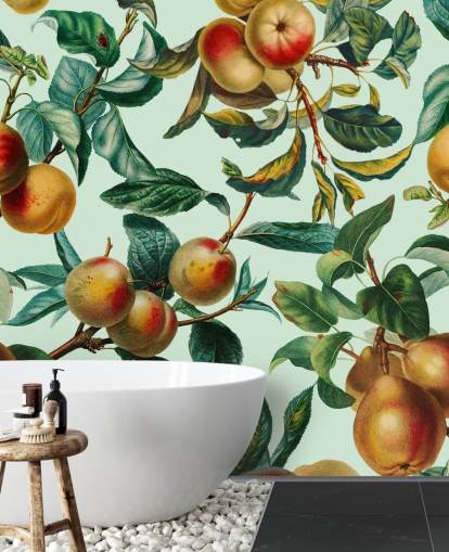 perziken en peren behang perziken en peren behang