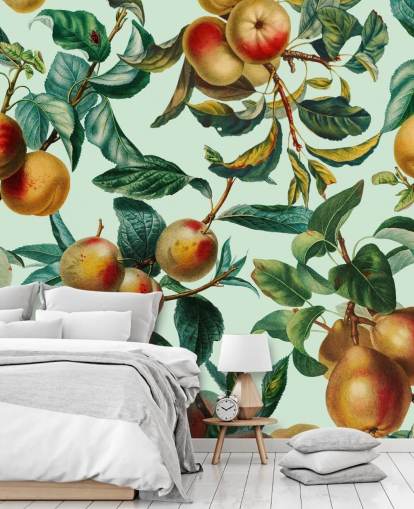 papier peint pêches et poires papier peint pêches et poires