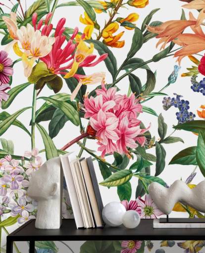 papel de parede flores coloridas papel de parede flores coloridas