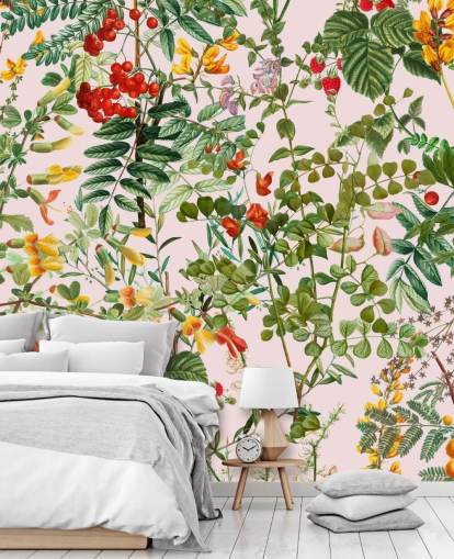 leaves and flowers wallpaper leaves and flowers wallpaper