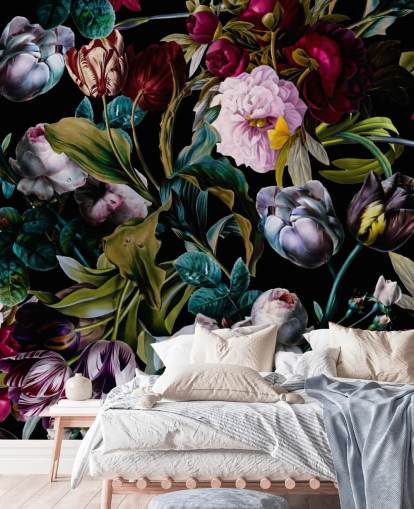 dark floral wallpaper dark floral wallpaper