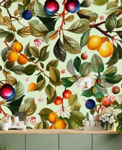 papier peint de fruits colorés papier peint de fruits colorés