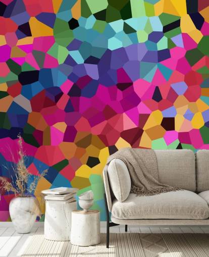 bunte abstrakte Formen Tapete bunte abstrakte Formen Tapete