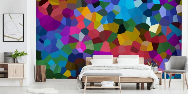 colourful shapes wallpaper