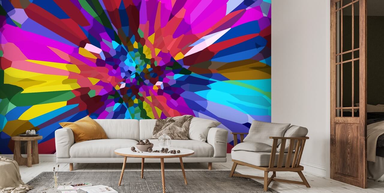 Dreamy Flower Wall Mural | Wallsauce UK