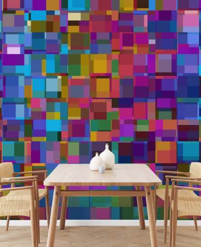 papel pintado coloridas formas cuadradas papel pintado coloridas formas cuadradas
