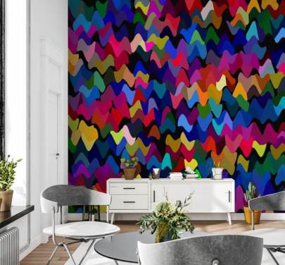 abstrakte bunte Kunst Tapete