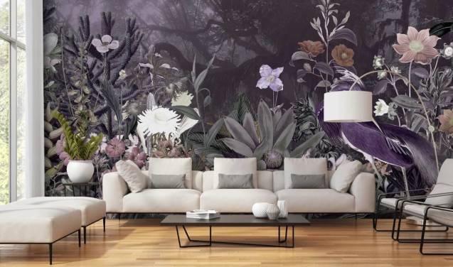 Floral Wallpaper and Flower Wall Murals | Wallsauce UK