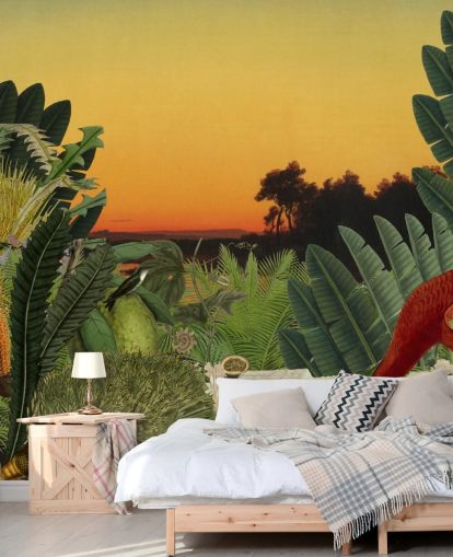 bird and tropical landscape wallpaper bird and tropical landscape wallpaper