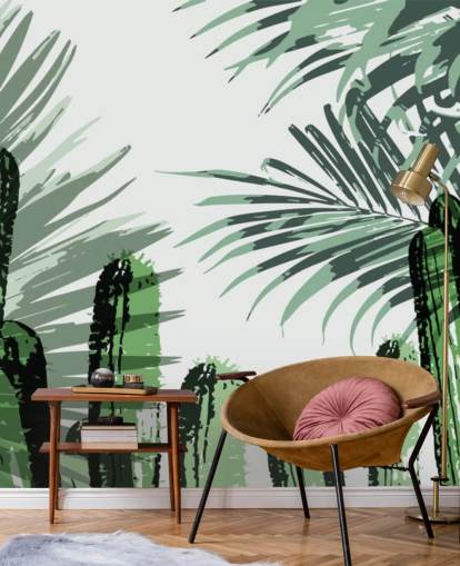 kaktus graffiti tapet kaktus graffiti tapet