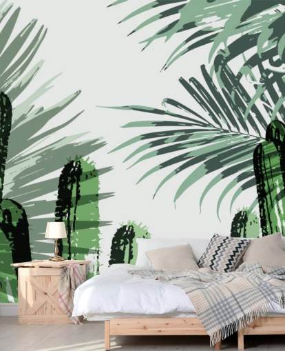 papel de parede de graffiti cactos papel de parede de graffiti cactos