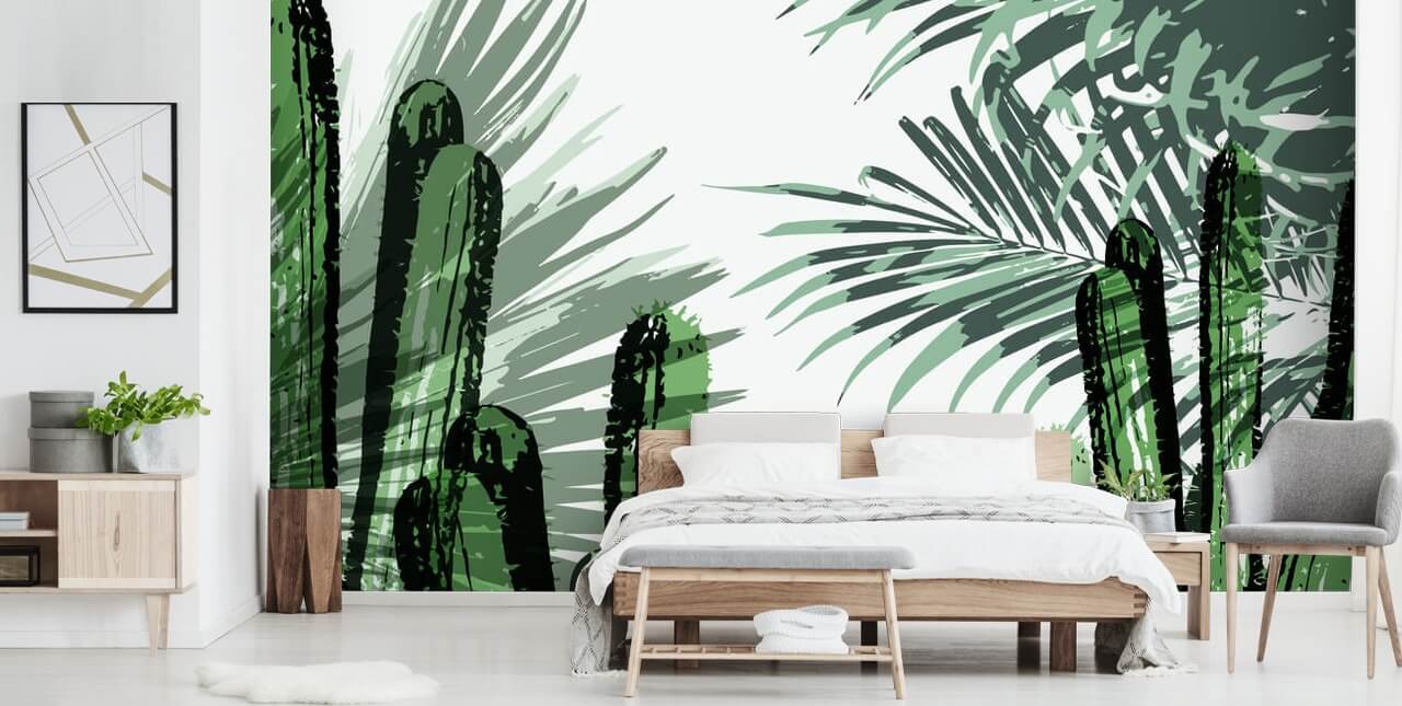 fondos de escritorio de cactus graffiti