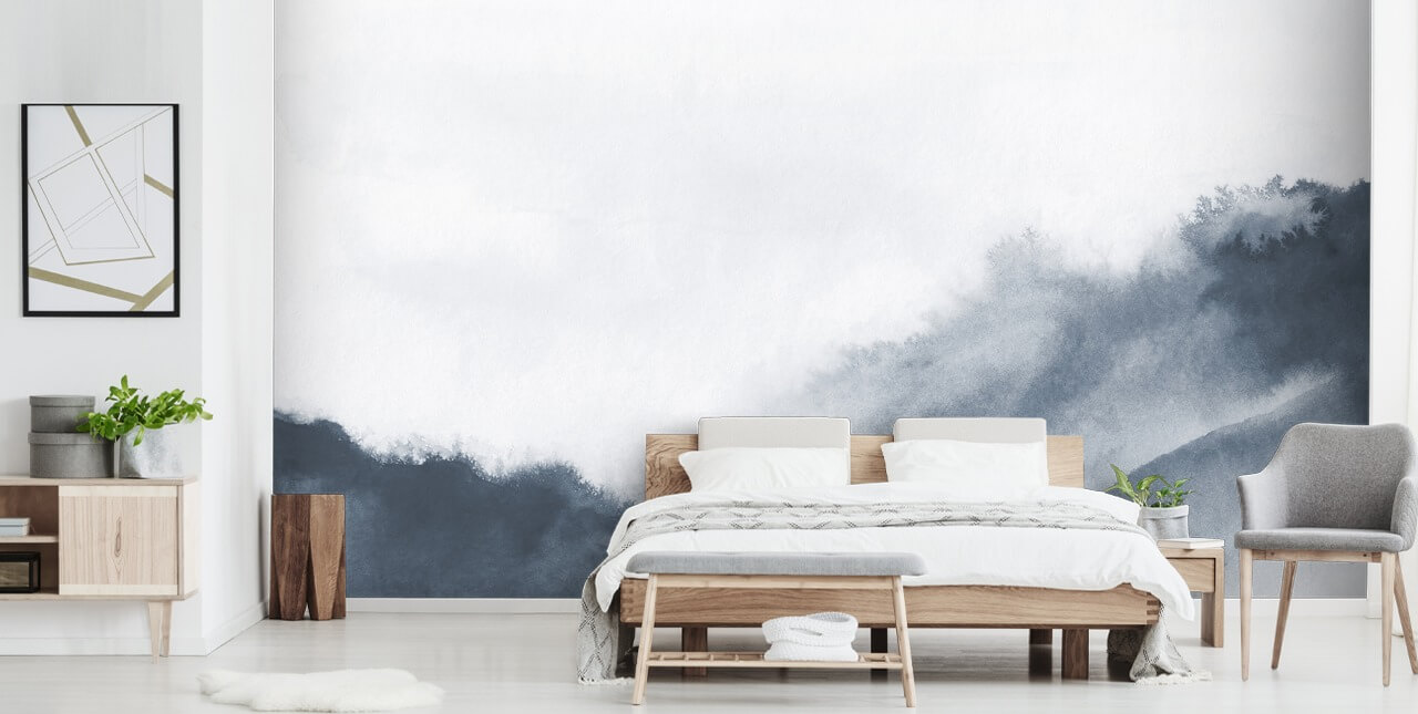 misty mountains in gray watercolor wallpaper misty mountains in gray watercolor wallpaper