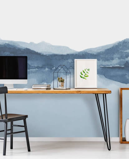 blå sjö och berg tapet blå sjö och berg tapet