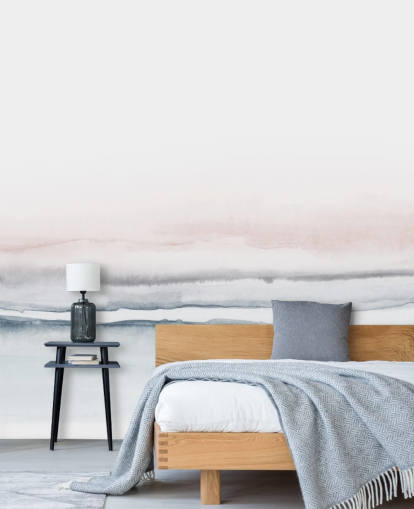 pastellrosa og blå abstrakt tapet pastellrosa og blå abstrakt tapet