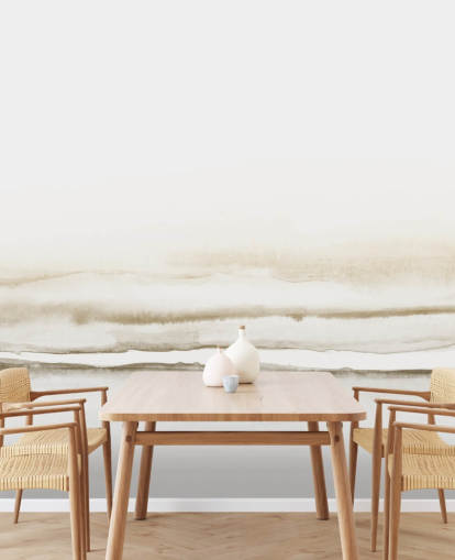 watercolour landscape in soft beige tones wallpaper watercolour landscape in soft beige tones wallpaper