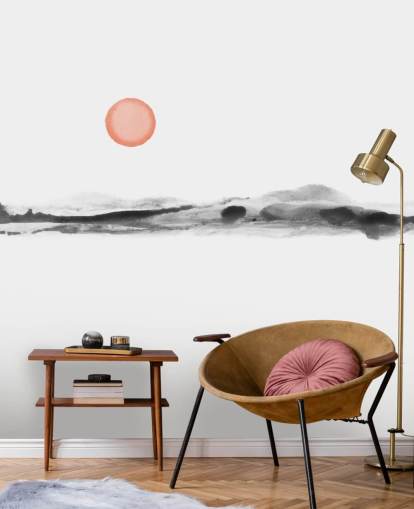 papel de parede preto, branco e terracota papel de parede preto, branco e terracota