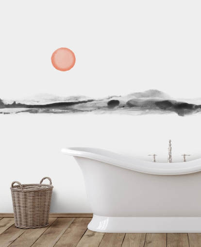 svart, vitt och terrakotta tapet svart, vitt och terrakotta tapet