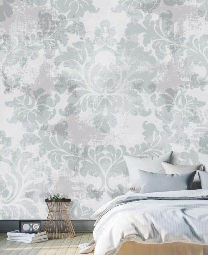 anpassningsbart mönster tapetväggmålning kallad Victorian Damask för sovrum, vardagsrum och badrum anpassningsbart mönster tapetväggmålning kallad Victorian Damask för sovrum, vardagsrum och badrum