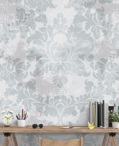 Wandbild mit individualisierbarem Muster namens Victorian Damask für Schlafzimmer, Wohnzimmer und Badezimmer Wandbild mit individualisierbarem Muster namens Victorian Damask für Schlafzimmer, Wohnzimmer und Badezimmer