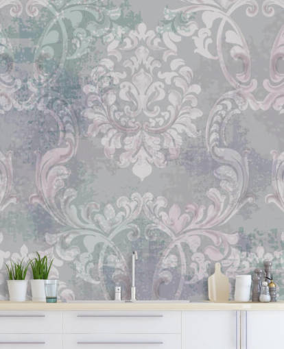 vintage style damask wallpaper vintage style damask wallpaper