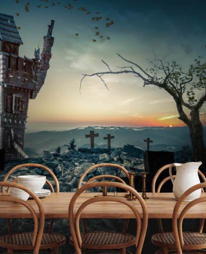 spooky house behang spooky house behang